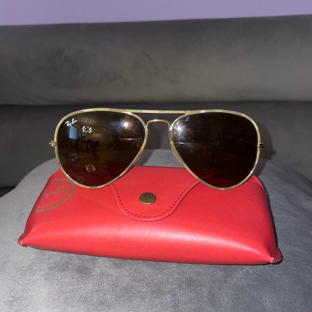 Authentic Ray-Ban sunglasses.